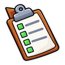 Among Us Ghost hover pointer: task-list clipboard