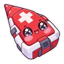 Apex Nessie hover pointer: a med kit pointing up-left