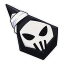 Bleach Hollow Mask hover pointer: a Soul Reaper badge pointing up-left