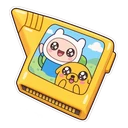BMO hover pointer: game cartridge pointing up-left