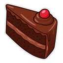 Daddy Pig hover pointer: chocolate cake pointing up-left