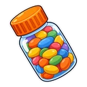 Doors Guiding Light hover pointer: a bottle of Vitamins pointing up-left
