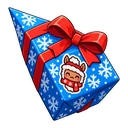 Fortnite Winterfest hover pointer: wrapped Winterfest present