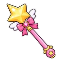 Gacha Club Headphone Boy hover pointer: a star wand pointing up-left