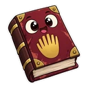 Gravity Falls Journal 3 cursor: the six-fingered Journal 3, sticker style