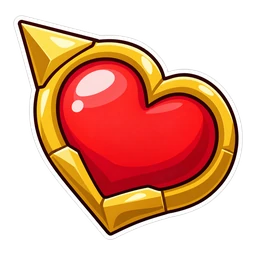 Hylian Shield hover pointer: Heart Container