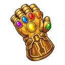 Infinity Gauntlet cursor: the Infinity Gauntlet, sticker style