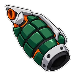 Katsuki Bakugo hover pointer: a grenade gauntlet pointing up-left