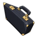 Loid Forger hover pointer: a spy briefcase pointing up-left