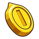Mario Question Block hover pointer: gold coin
