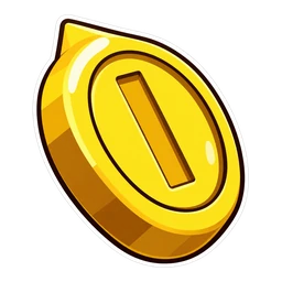 Mario Question Block hover pointer: gold coin