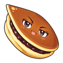 Mikey Sano hover pointer: a dorayaki pointing up-left