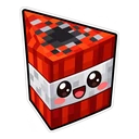 Minecraft Creeper hover pointer: block of TNT