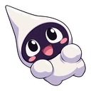 Ochaco Uraraka hover pointer: a mochi pointing up-left