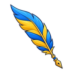 Owl Quill hover pointer: feather quill pointing up-left