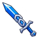 Roblox Noob hover pointer: Classic Linked Sword pointing up-left