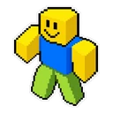 Roblox Pixel Noob cursor: 8-bit Noob sprite in pixel art