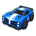 Rocket League Dominus cursor: the Dominus car, sticker style