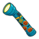 Scooby-Doo Halloween hover pointer: lantern pointing up-left