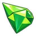 Shadow the Hedgehog hover pointer: Chaos Emerald