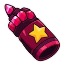 Steven Universe Garnet hover pointer: Garnet's gauntlet pointing up-left