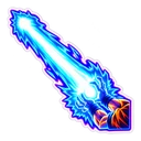 Super Saiyan Goku hover pointer: a Kamehameha blast pointing up-left