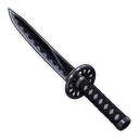 Tanjiro Kamado hover pointer: his black Nichirin sword pointing up-left