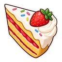 The Sims Cowplant hover pointer: a slice of cake pointing up-left