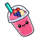 Toca Boca Avatar hover pointer: a smoothie cup pointing up-left