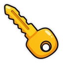Toca Boca House hover pointer: a house key pointing up-left