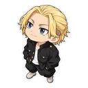 Tokyo Revengers Toman cursor: the Tokyo Manji Gang jacket, sticker style