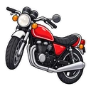 Tokyo Revengers Toman hover pointer: Mikey's Babu motorbike pointing up-left