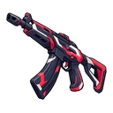 Valorant Vandal cursor: the Vandal rifle, sticker style