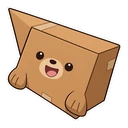 We Bare Bears Stack hover pointer: cardboard box pointing up-left